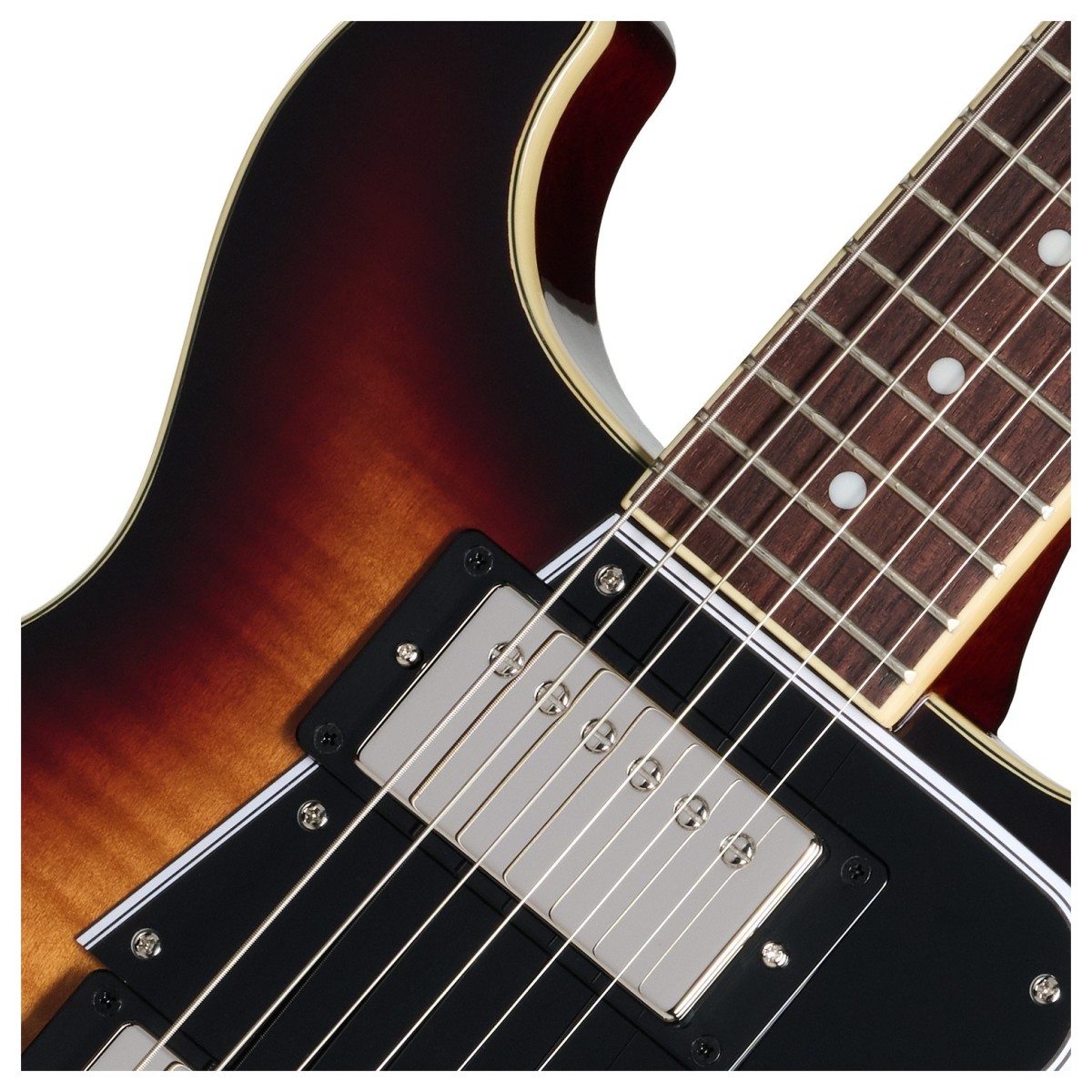 Epiphone Les Paul Special Double Cut Figured Bourbon Burst