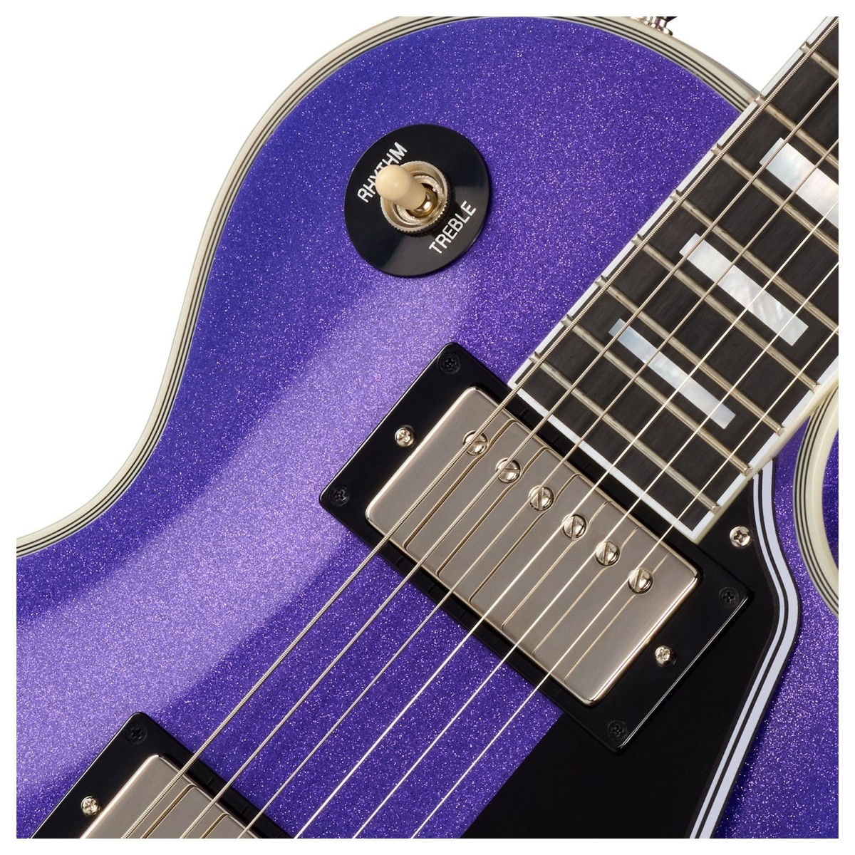 Epiphone Les Paul Custom Inspired By Gibson Amethyst Sparkle
