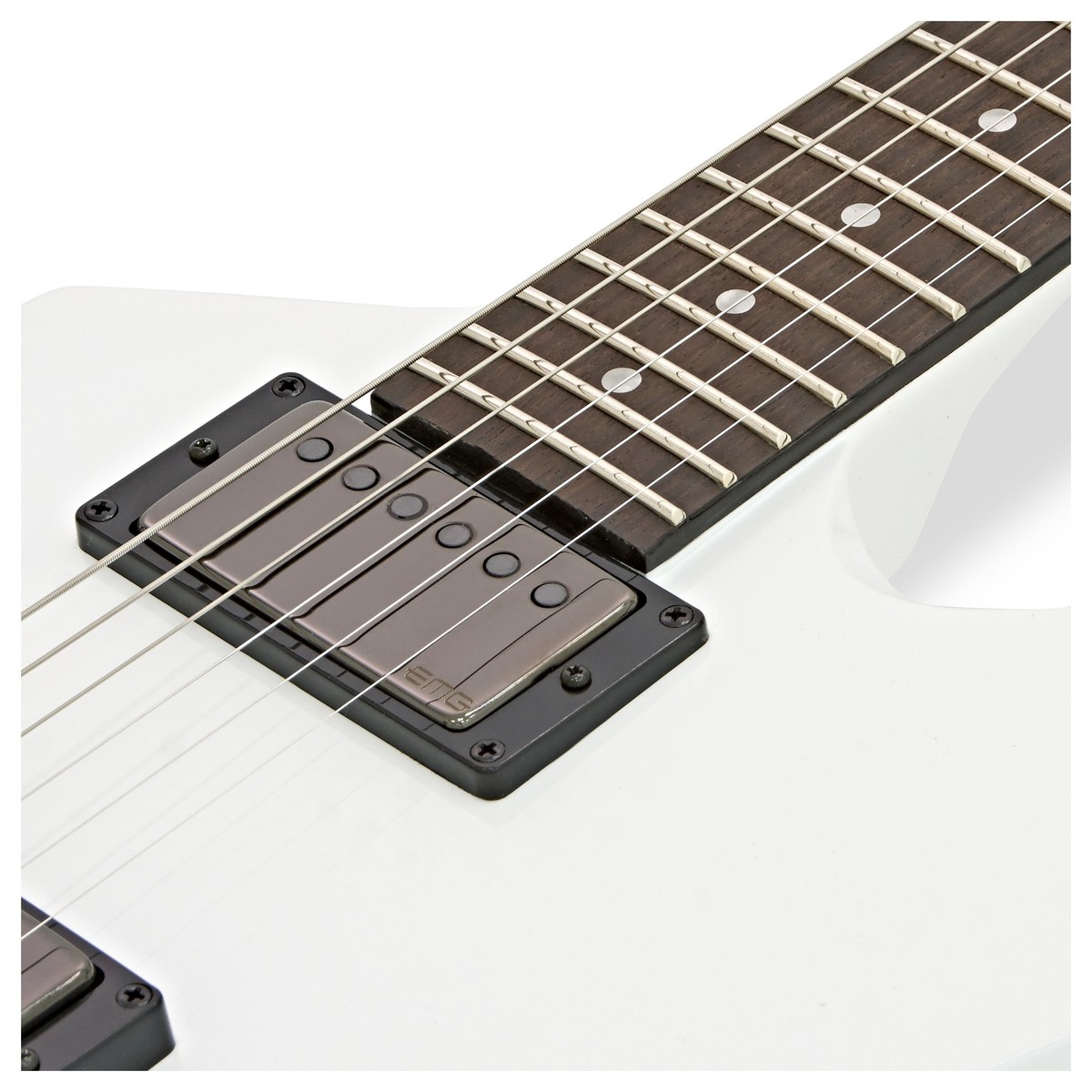ESP LTD James Hetfield Snakebyte Snow White