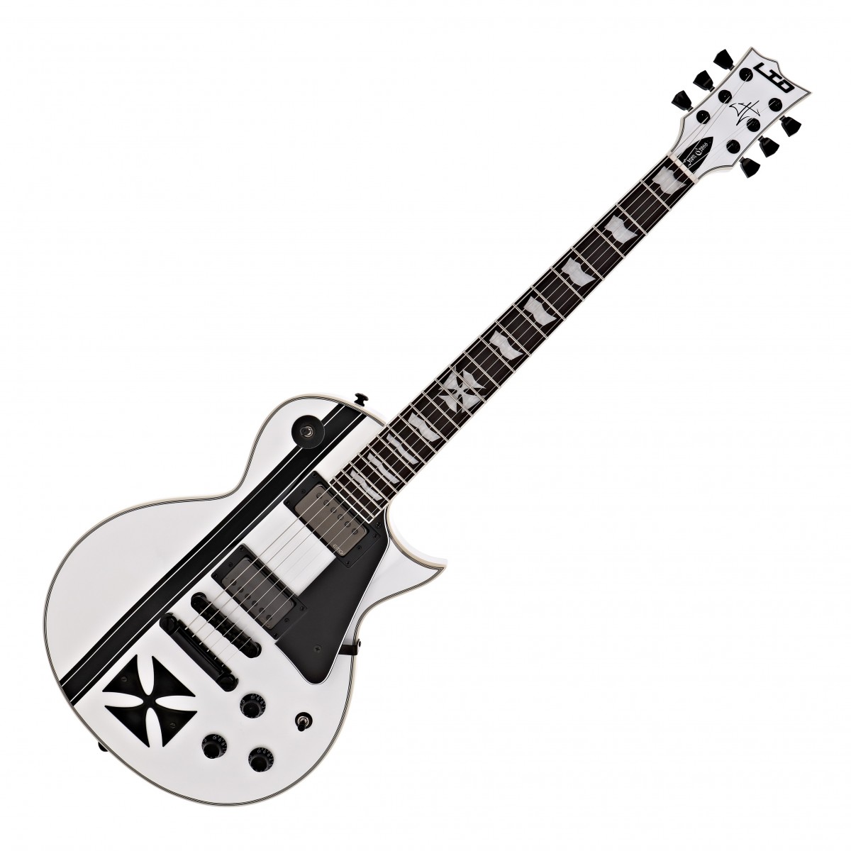 ESP LTD Iron Cross James Hetfield Snow White
