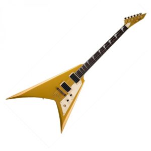 ESP LTD Kirk Hammett Signature V Metallic Gold