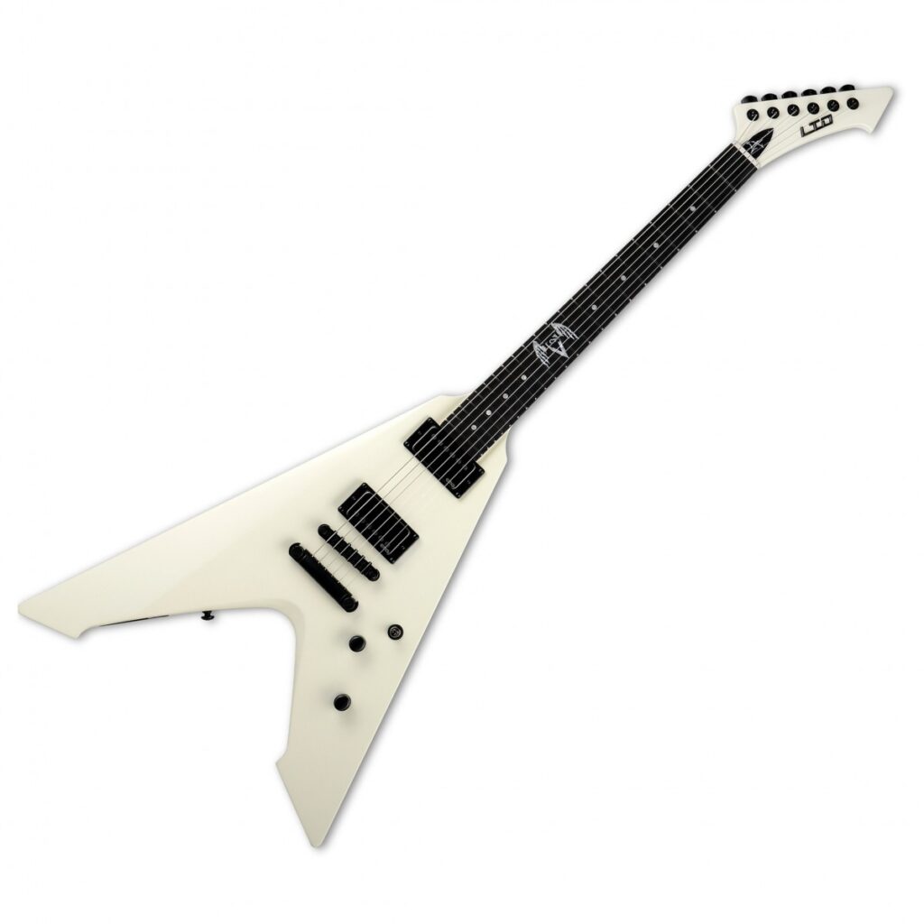 ESP LTD James Hetfield Signature Vulture Olympic White