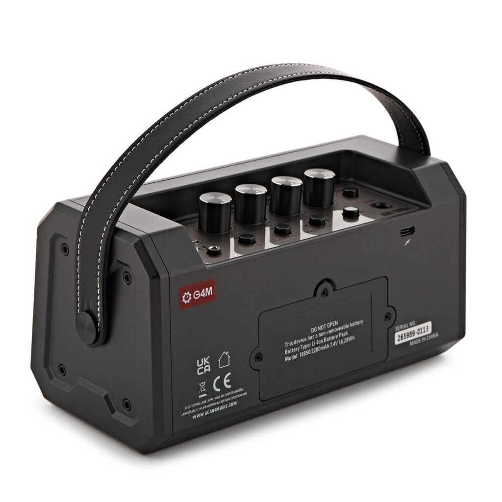 G4M Portable Modelling Bass Amp with Bluetooth