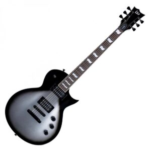 ESP LTD EC-256 Silver Sunburst Teardrop
