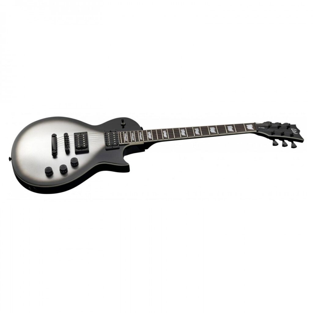 ESP LTD EC-256 Silver Sunburst Teardrop