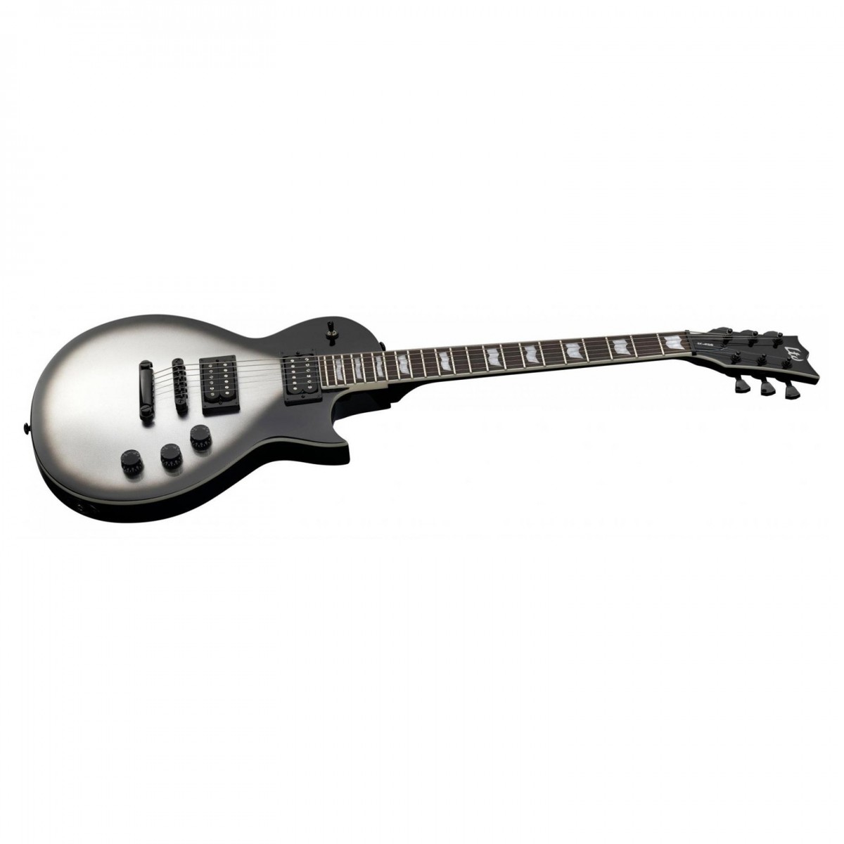 ESP LTD EC-256 Silver Sunburst Teardrop