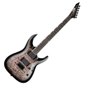 ESP LTD MH-400 HT QM See Thru Black Sunburst