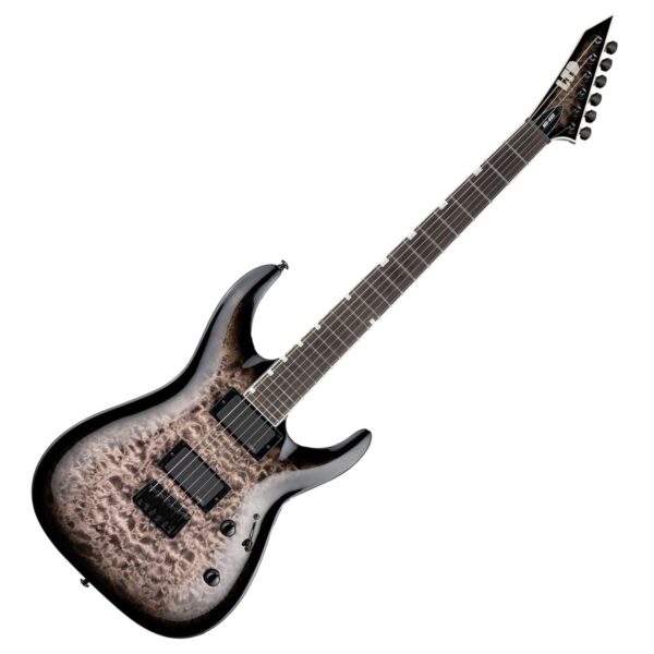 ESP LTD MH-400 HT QM See Thru Black Sunburst
