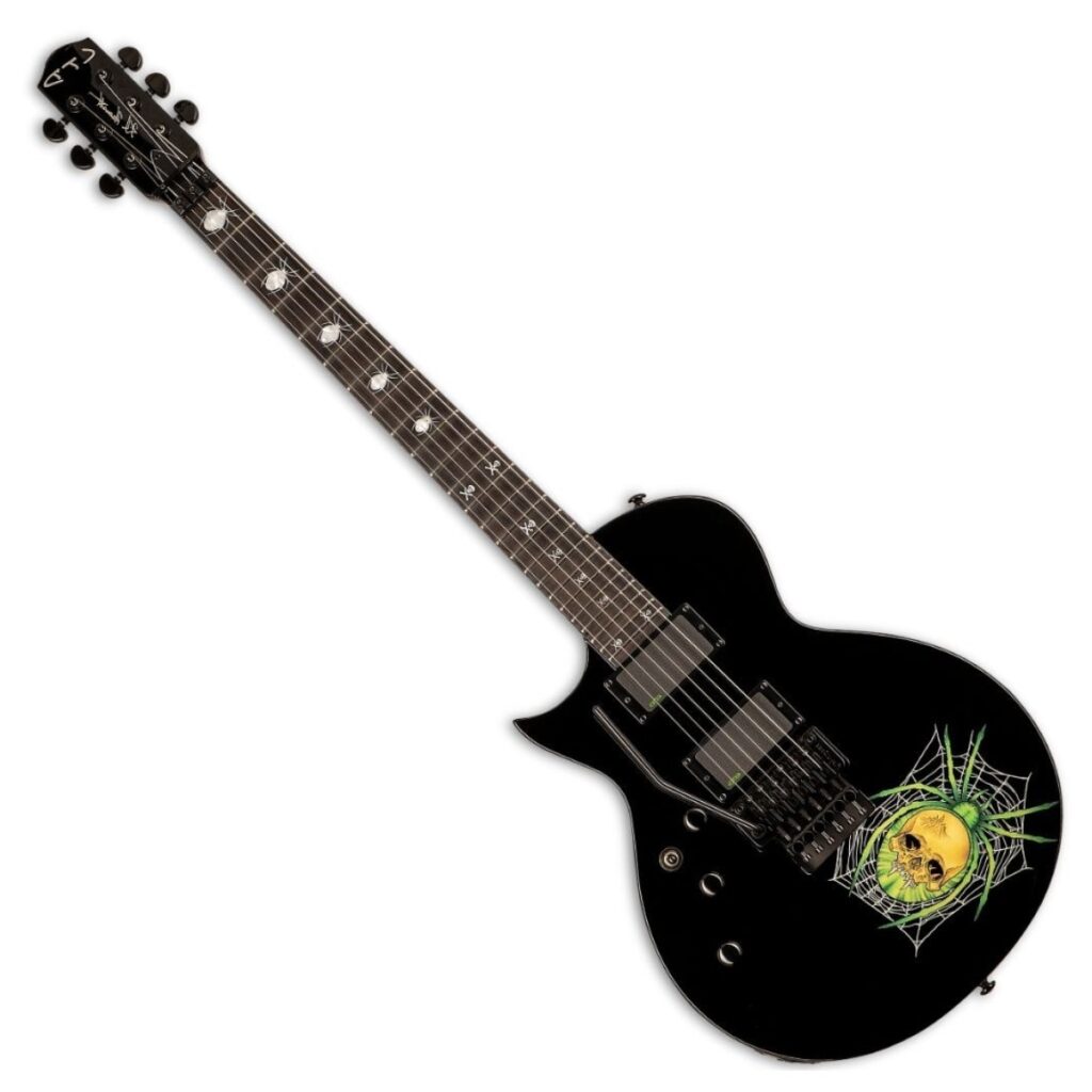 ESP LTD KH-3 Spider Kirk Hammett Signature Left Handed Black