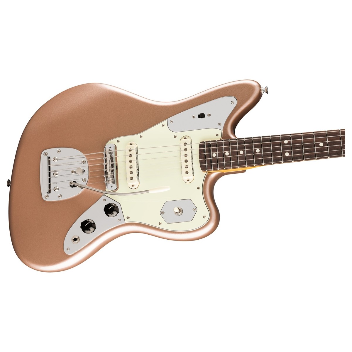 Fender American Professional Classic Jaguar RW Faded Firemist Gold