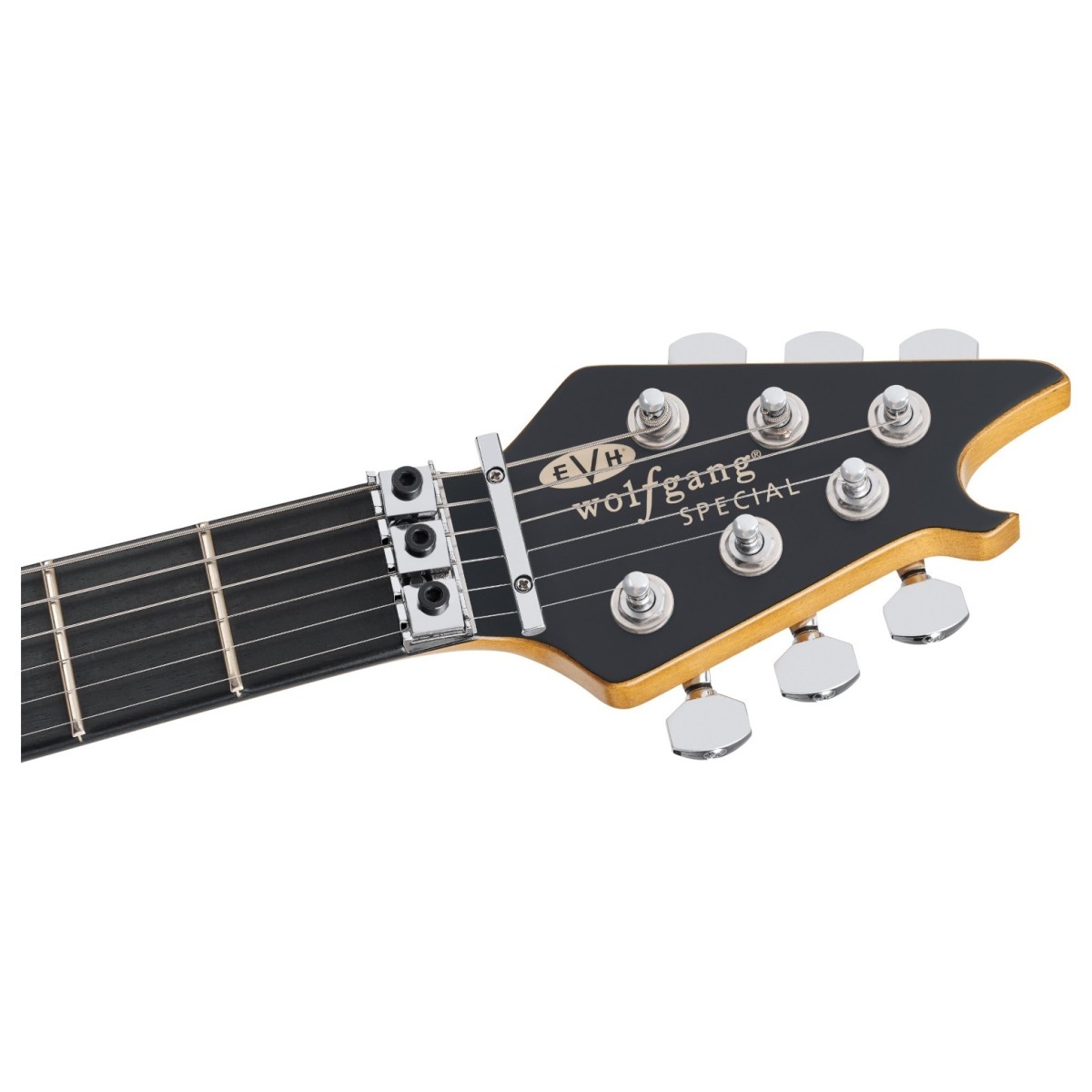 EVH Limited Edition Wolfgang Special Striped Series Red Black and White Aged