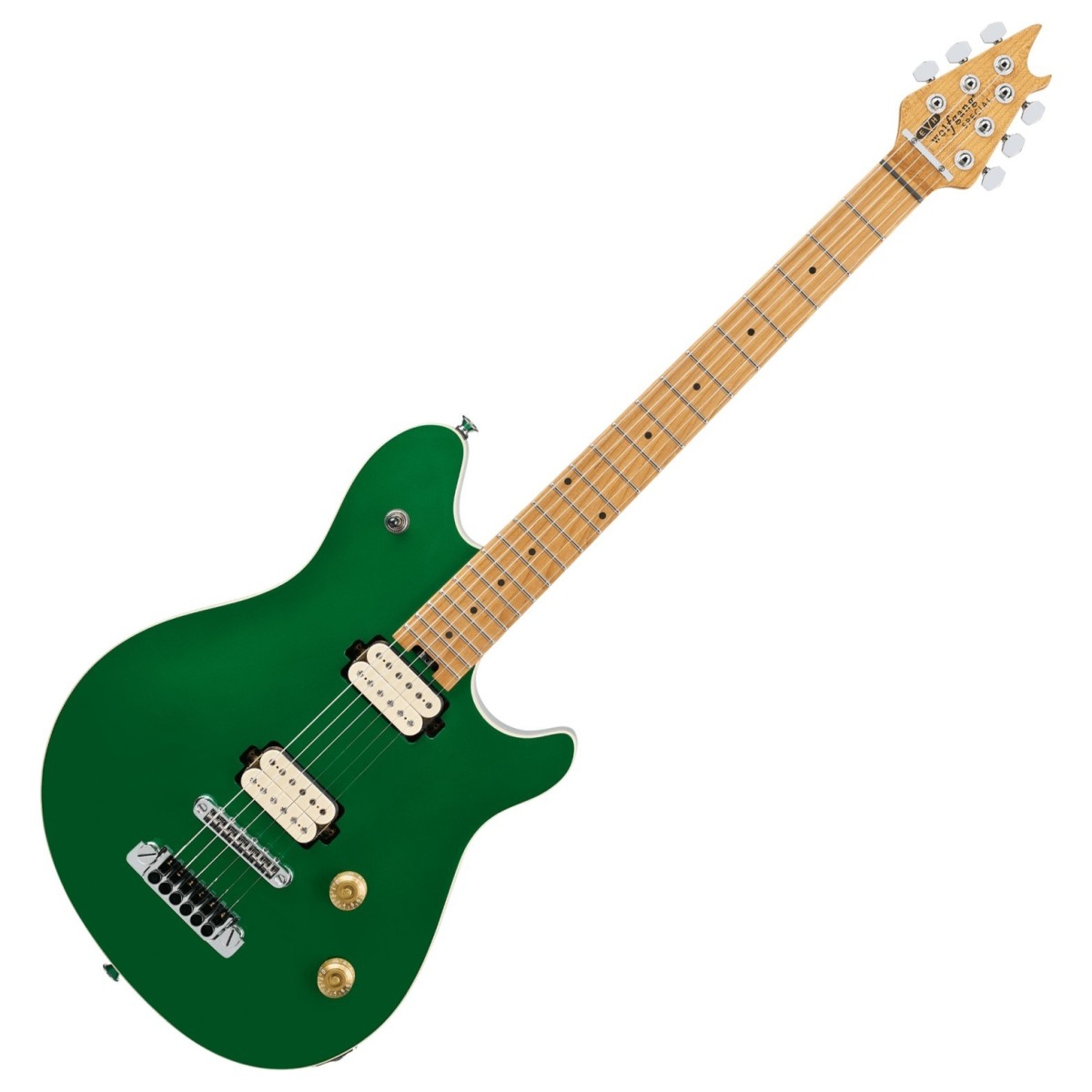 EVH Wolfgang Special TOM Baked Maple Fingerboard Kandy Green