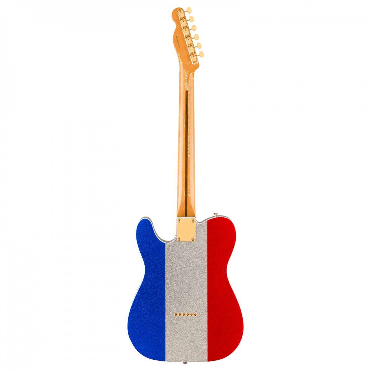 Fender Limited Edition Buck Owens Telecaster MN Red Silver and Blue Sparkle