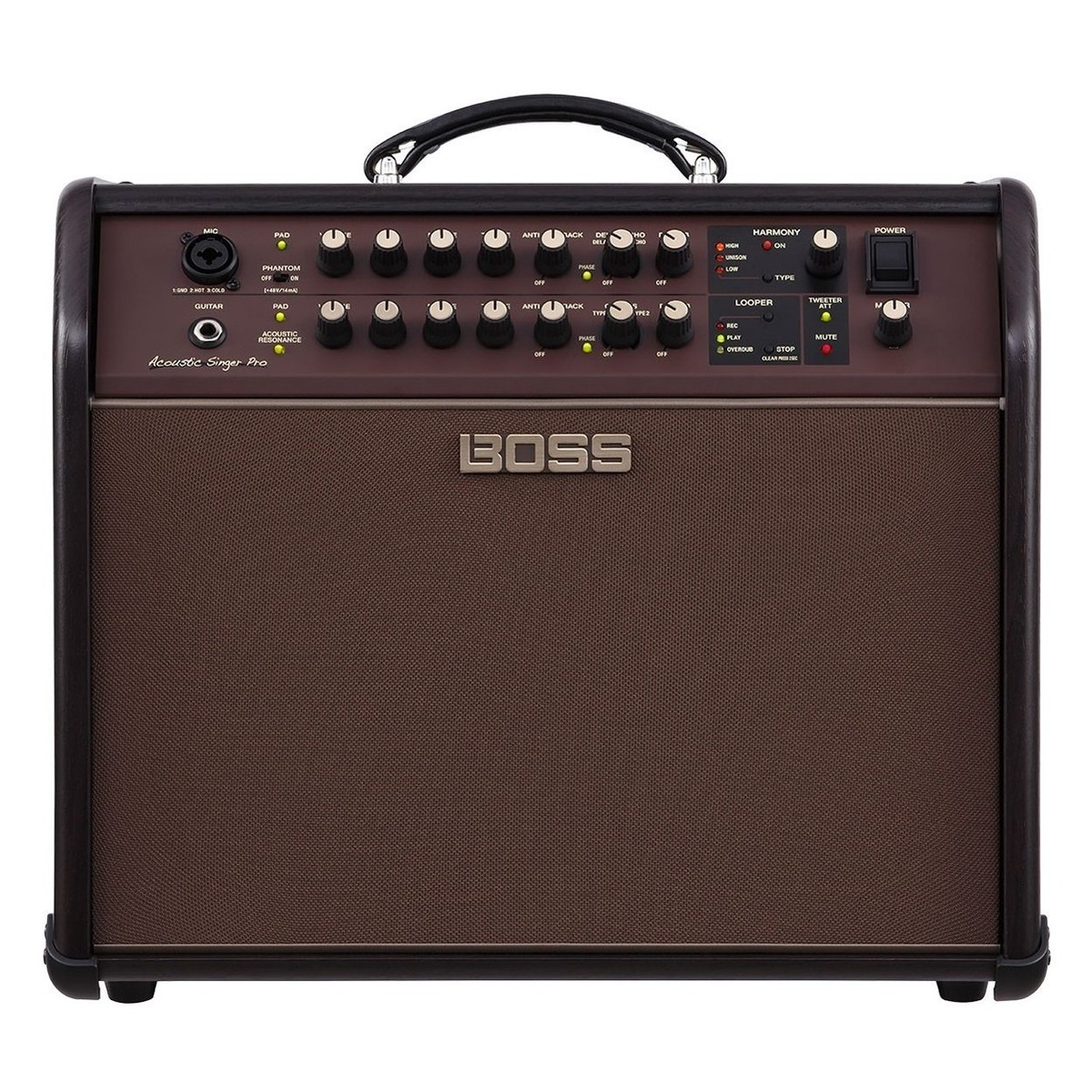 Boss Acoustic Singer Pro Amplifier with Cover and Foot Controller