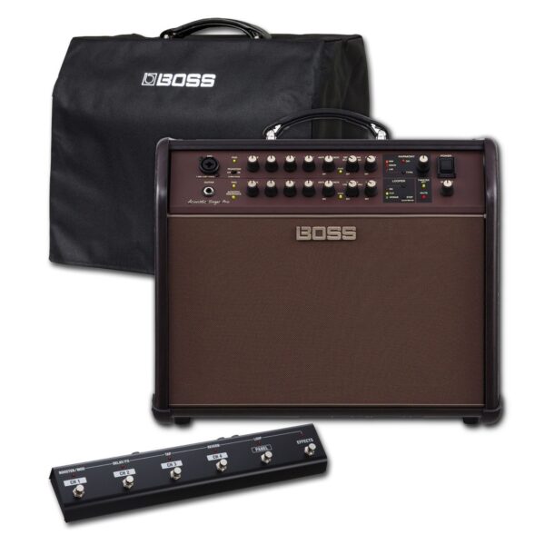Boss Acoustic Singer Live Amplifier with Cover and Foot Controller