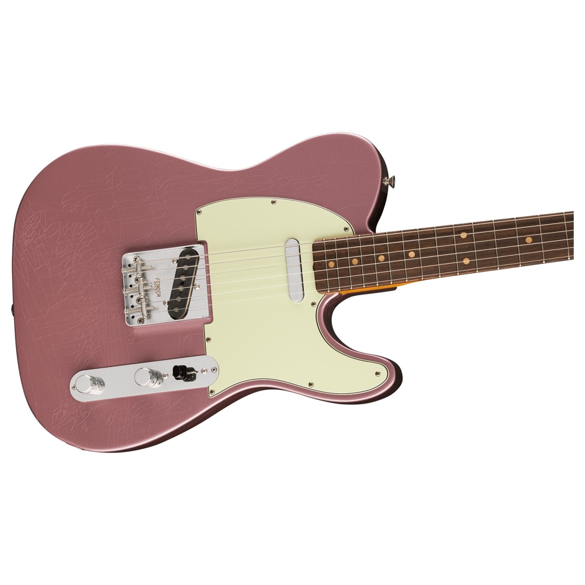 Fender Vintera II Road Worn 60s Telecaster RW Burgundy Mist Metallic