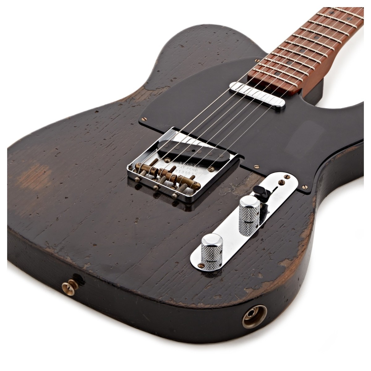 Fender Custom Shop Ltd Ed Roasted Reverse 50s Tele H Relic 1P Quartersawn Neck Ebony Transparent