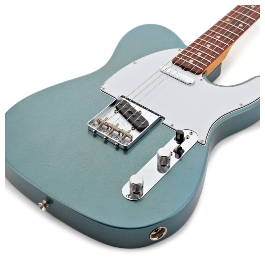 Fender Custom Shop 61 Telecaster DLX Closet Classic 3A RW Fingerboard Super Aged Lake Placid Blue
