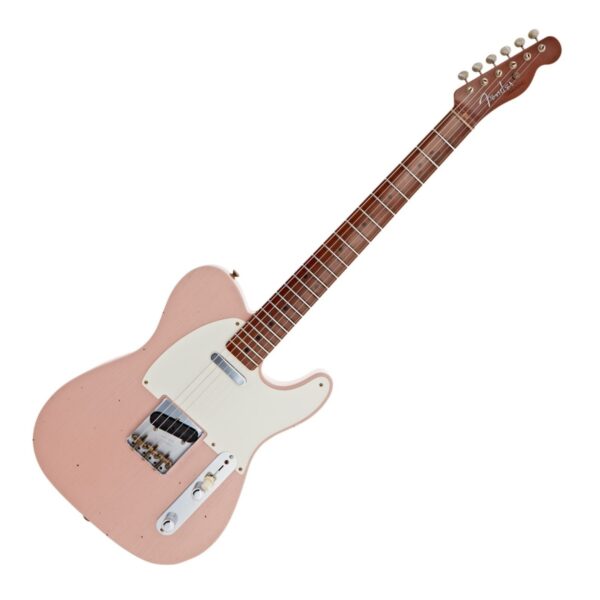 Fender Custom Shop Limited Edition Roasted Reverse 50s Telecaster Journeyman Relic Aged Shell Pink