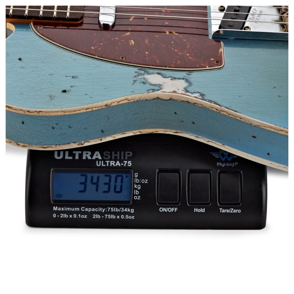 Fender Custom Shop 60 Telecaster Custom Heavy Relic RW Super Faded Aged Lake Placid Blue