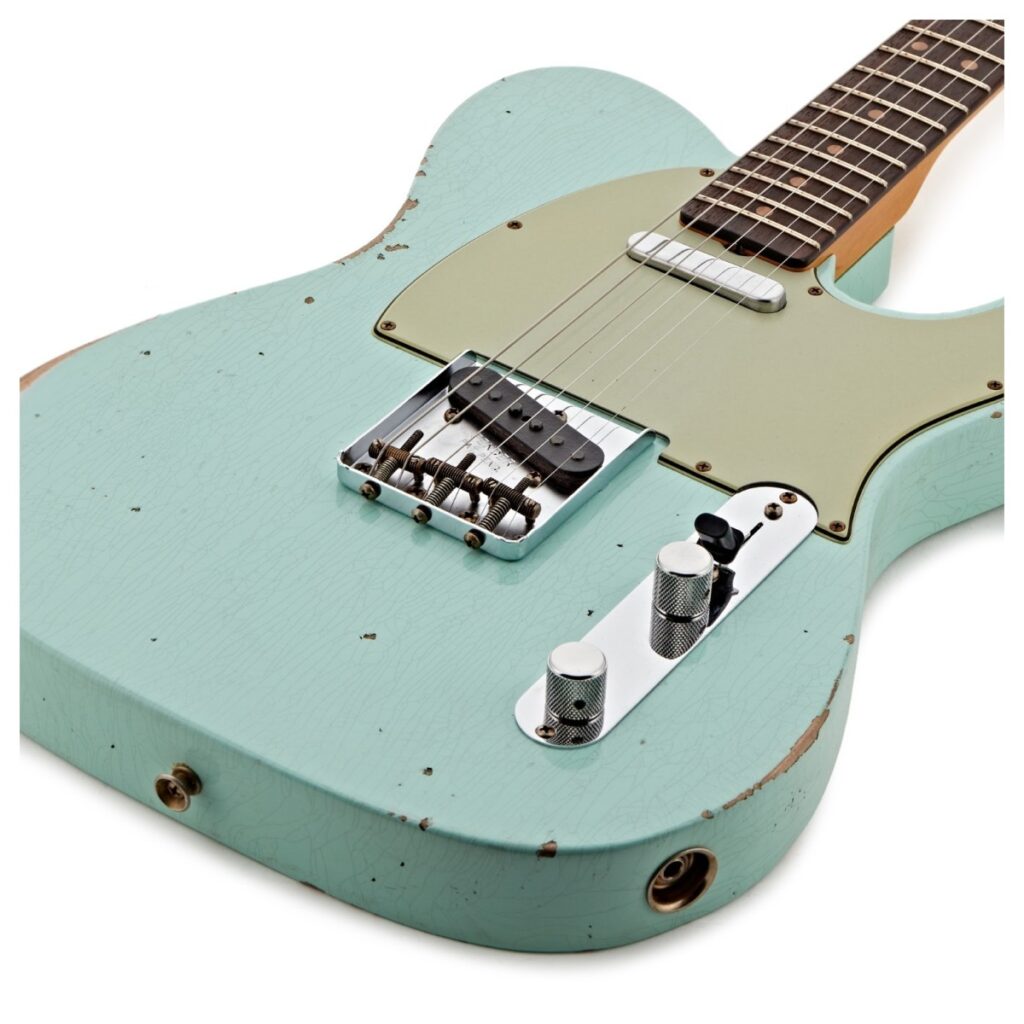 Fender Custom Shop Limited Edition 63 Telecaster Relic Faded Surf Green