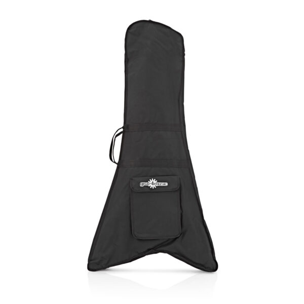 Harlem V Double Neck Guitar by Gear4music Black