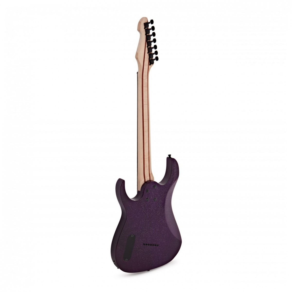 Harlem S 7-String Fanned Fret Guitar + 15W Amp Pack Purple Sparkle