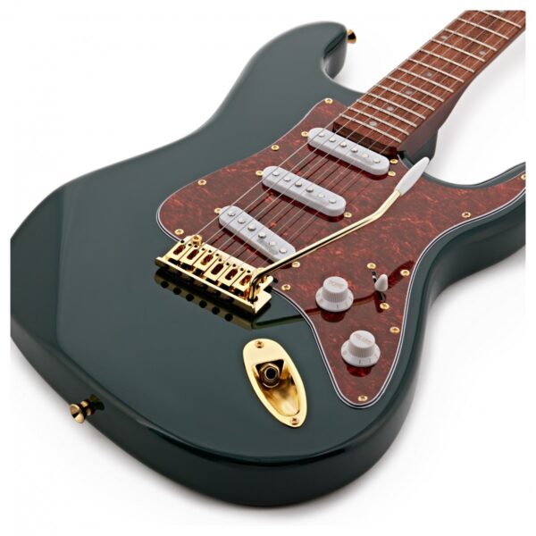 LA Select Legacy Guitar by Gear4music Green