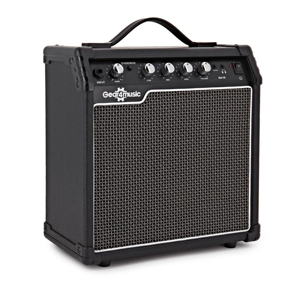 Brooklyn Electric Guitar White 10W Guitar Amp & Accessory Pack