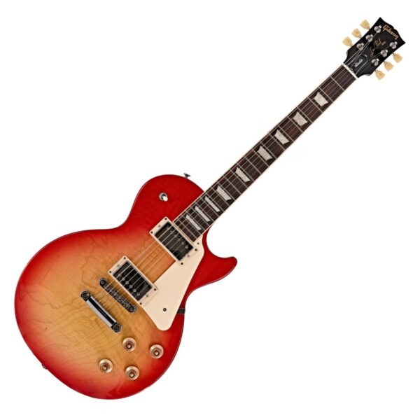 Gibson Les Paul Studio Figured Washed Cherry Sunburst #202350238