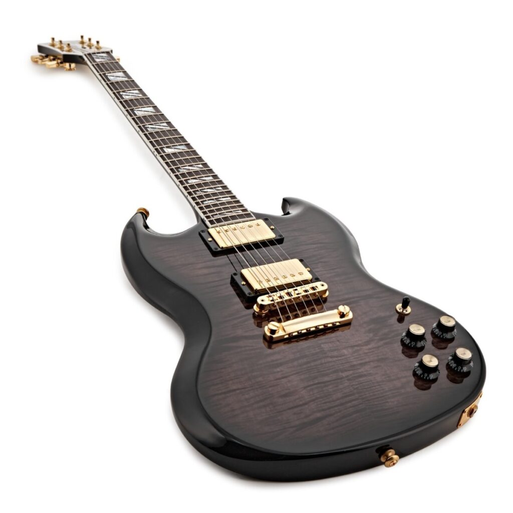 Gibson SG Supreme Translucent Ebony Burst #228440376