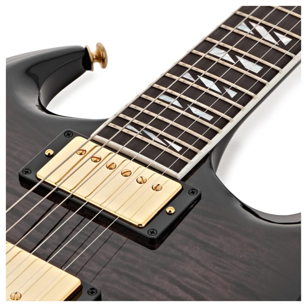 Gibson SG Supreme Translucent Ebony Burst #228440376