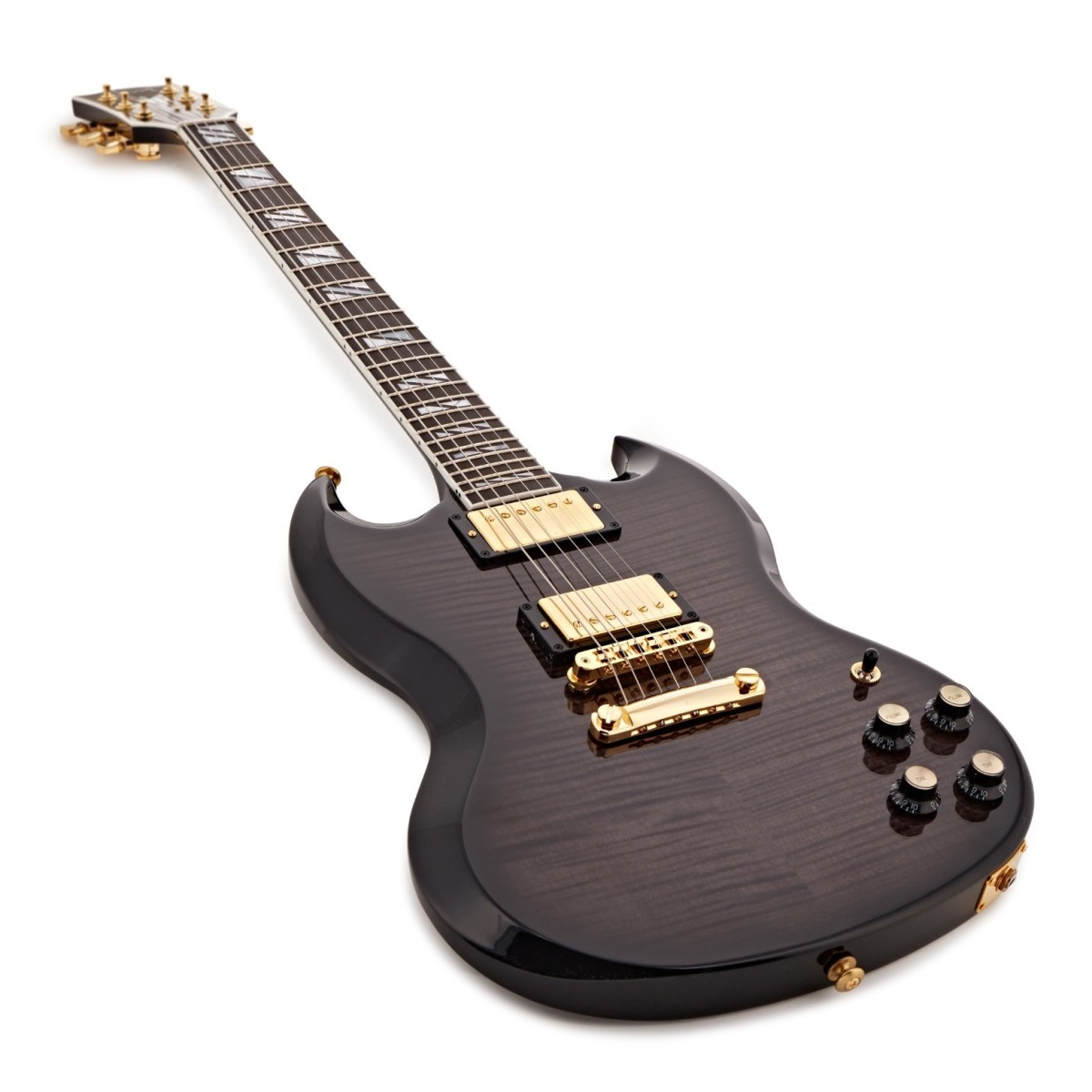 Gibson SG Supreme Translucent Ebony Burst #221140497