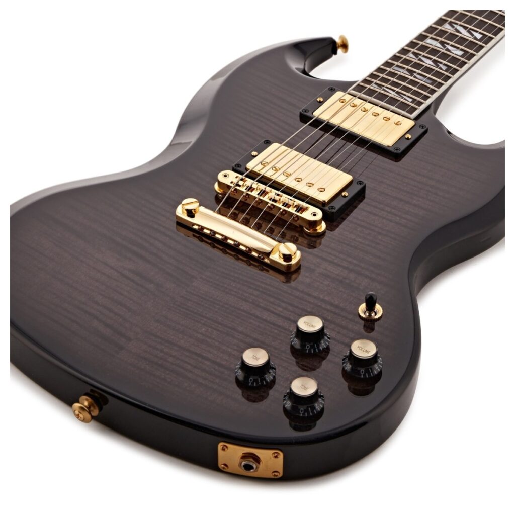 Gibson SG Supreme Translucent Ebony Burst #221140497