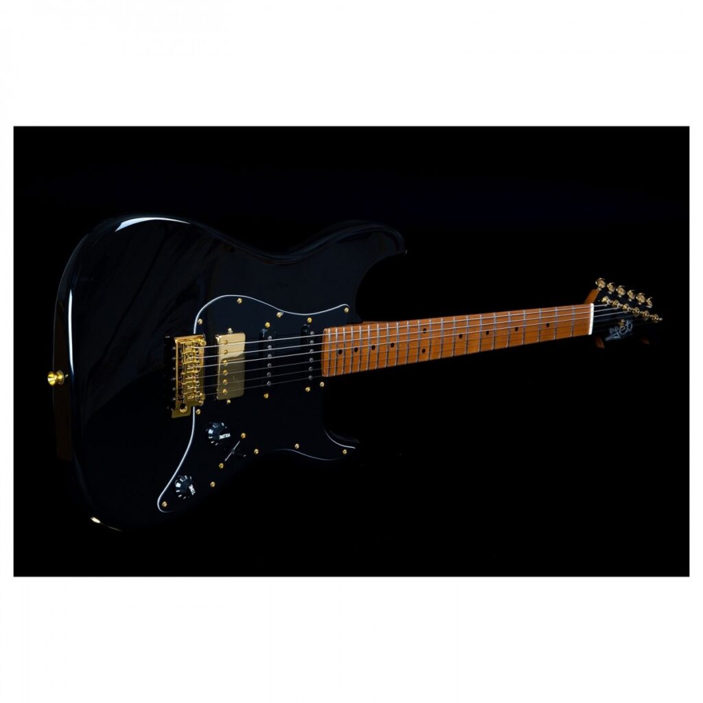 JET Guitars JS-400 HSS Roasted Maple Black