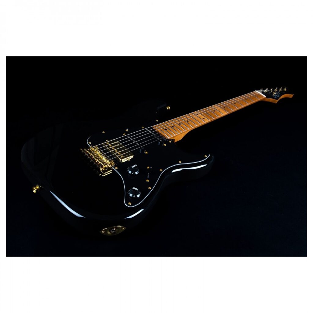 JET Guitars JS-400 HSS Roasted Maple Black