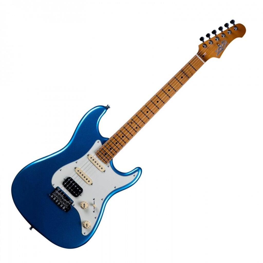 JET Guitars JS-400 HSS Roasted Maple Lake Placid Blue