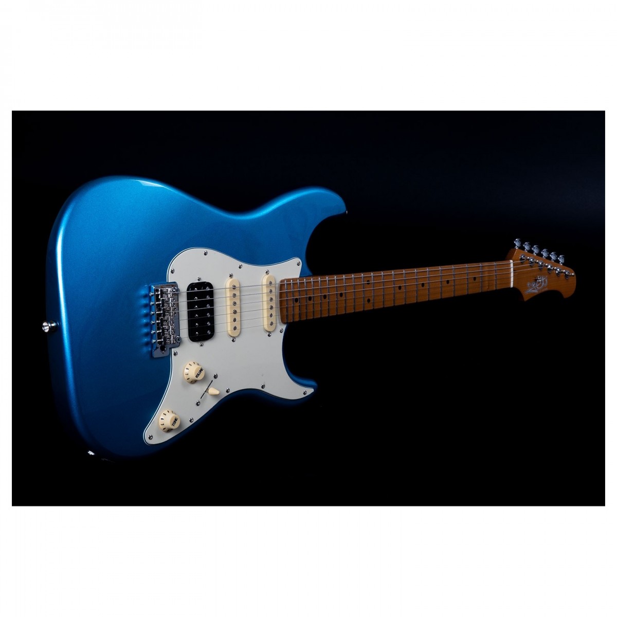 JET Guitars JS-400 HSS Roasted Maple Lake Placid Blue