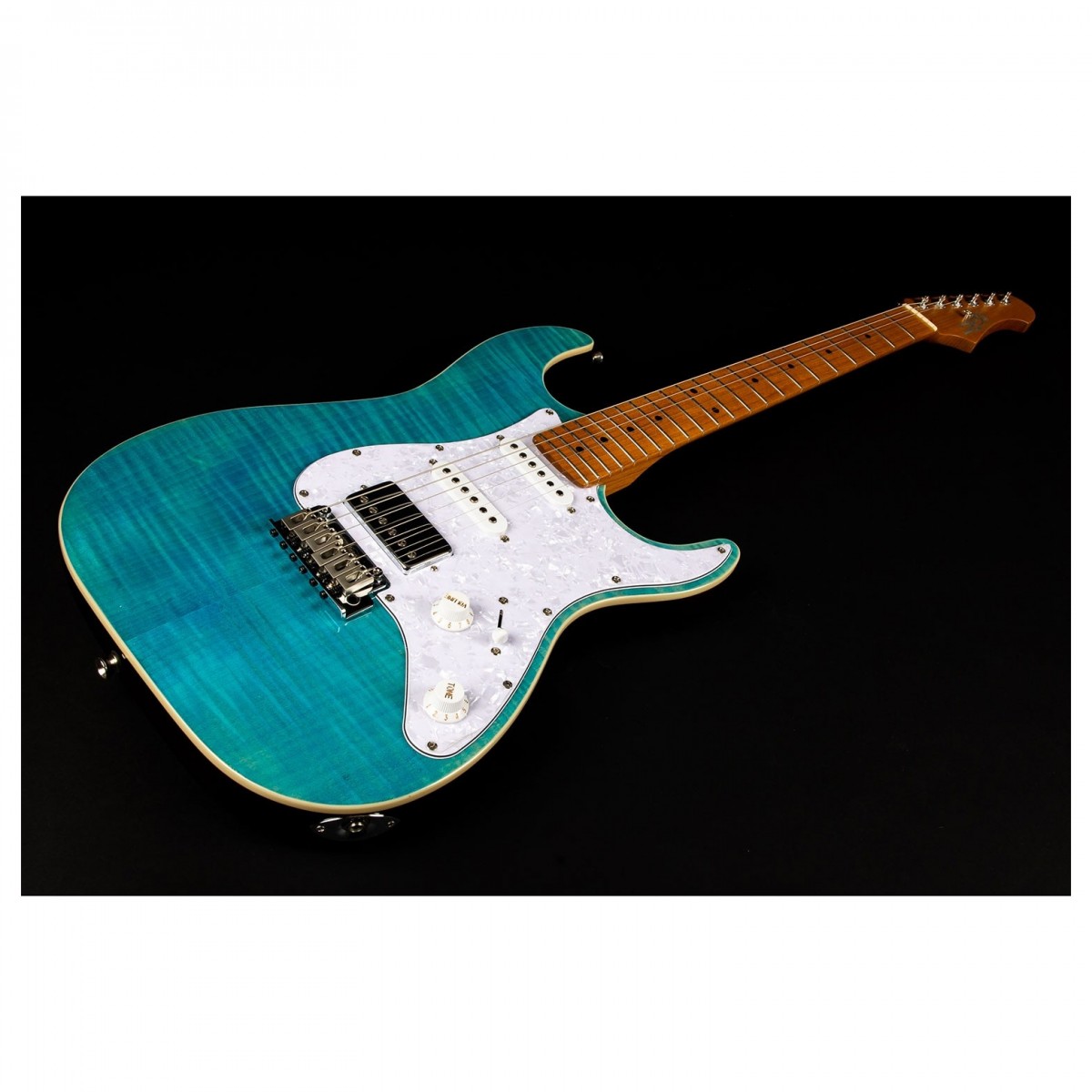 JET Guitars JS-450 Flamed Maple Ocean Blue