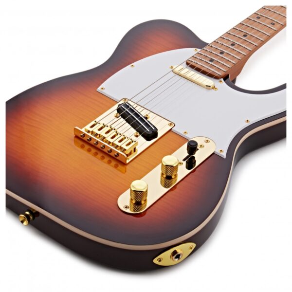 JET Guitars JT-600 Roasted Maple Tobacco Burst