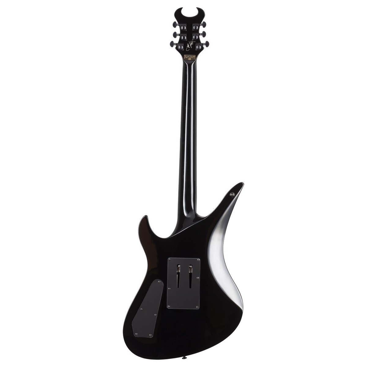 Schecter Synyster Custom Gloss Black with Silver Pin Stripes