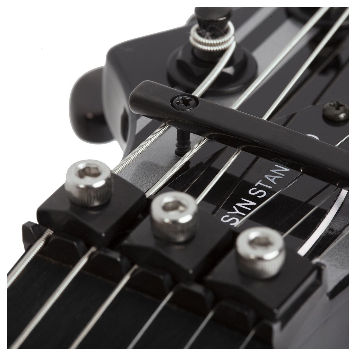 Schecter Synyster Gates Standard Black w/ Silver Pinstripes
