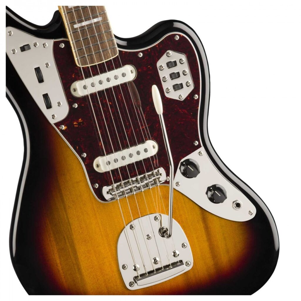Squier Classic Vibe 70s Jaguar 3-Tone Sunburst