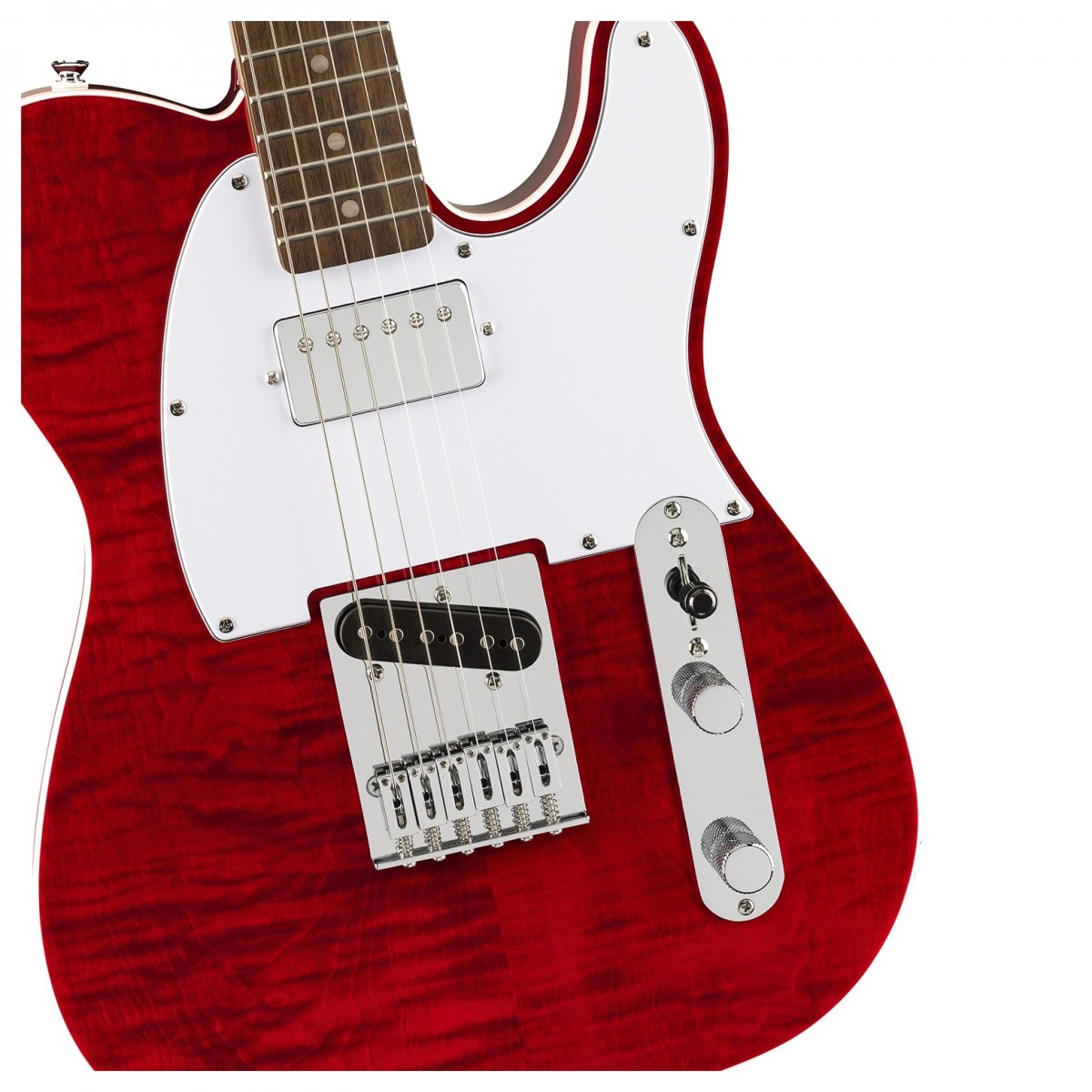 Squier Affinity Series Telecaster FMT SH Crimson Red Transparent