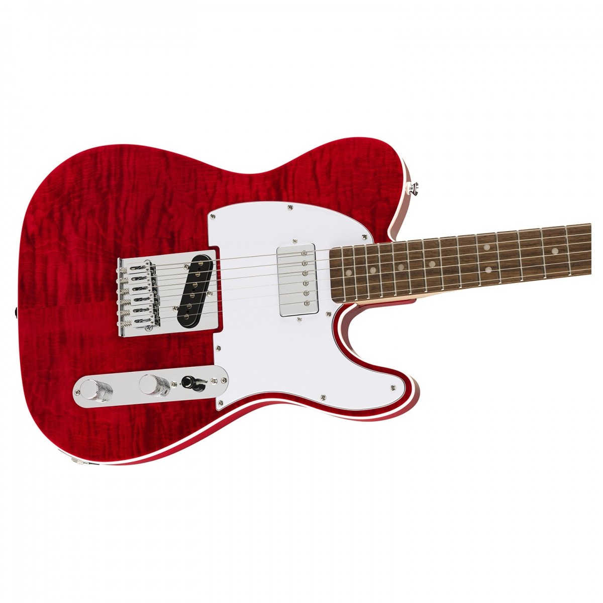 Squier Affinity Series Telecaster FMT SH Crimson Red Transparent