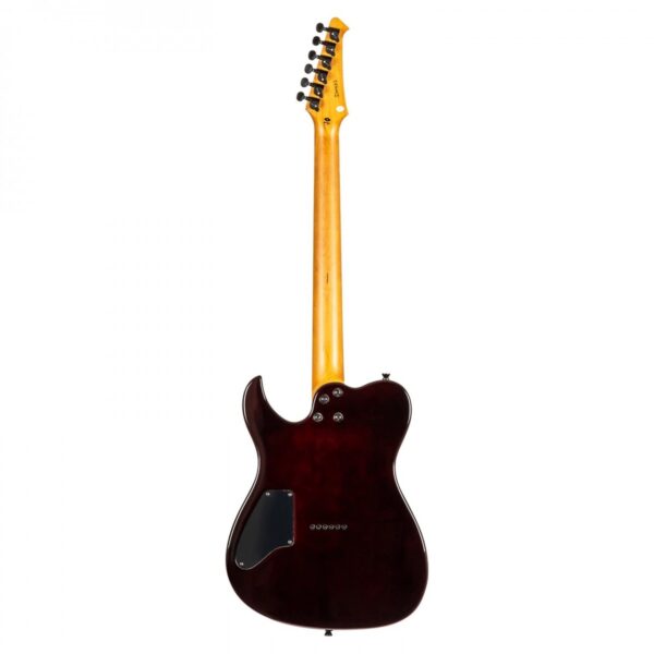 Spira Guitars T-450 TDB Flame Maple Gloss Trans Blue