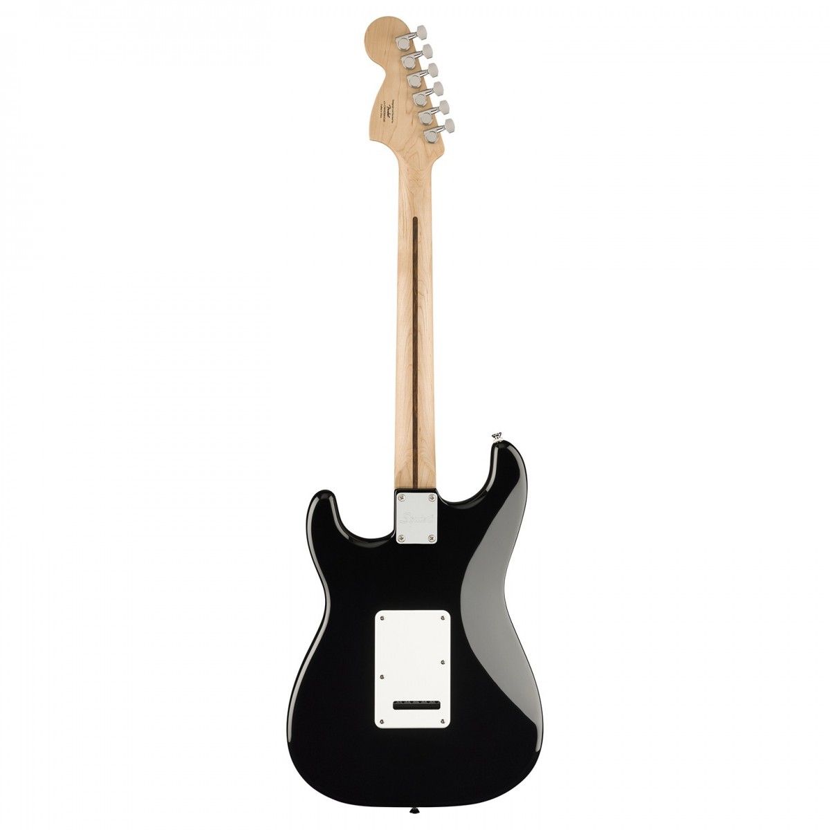 Squier Affinity Series Stratocaster Mustang Micro Pack Black with Gig Bag and HD9 Headphones