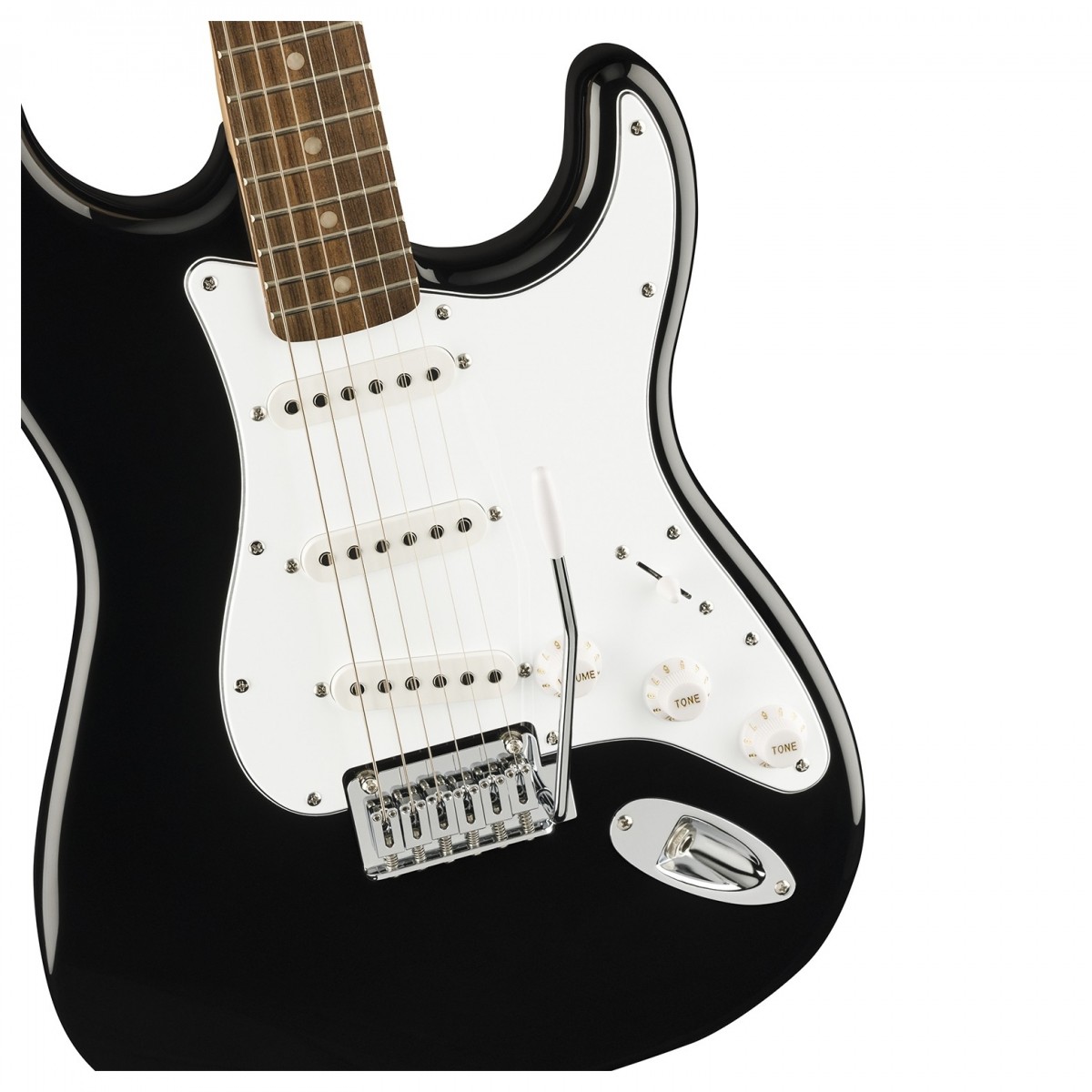 Squier Affinity Series Stratocaster Mustang Micro Pack Black with Gig Bag and HD9 Headphones