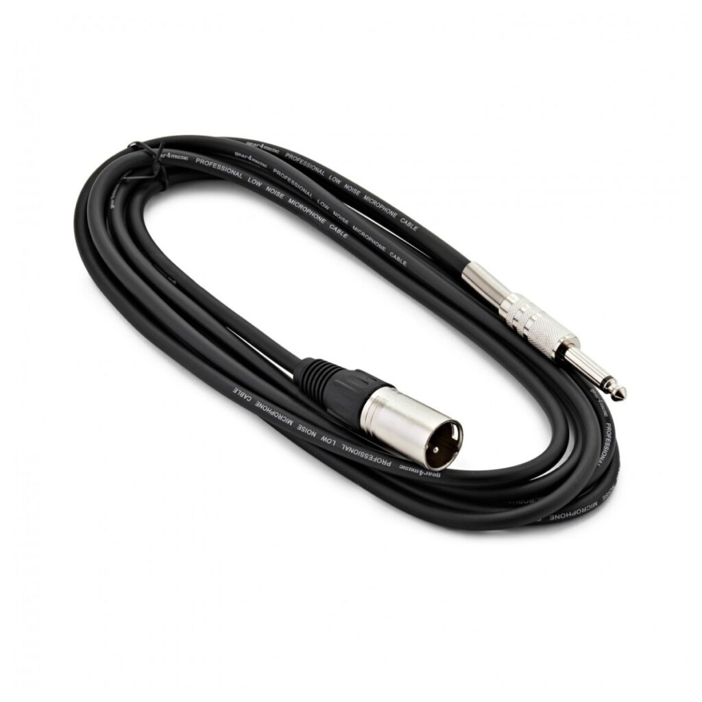 XLR (M) to 6.35mm TS Jack Cable 1m