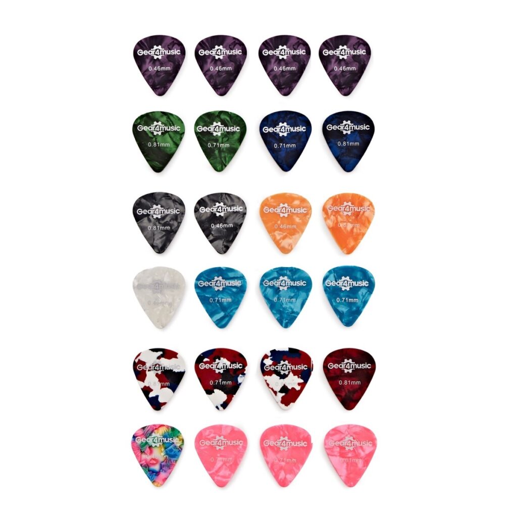 Guitar Picks Pack of 24 Assorted